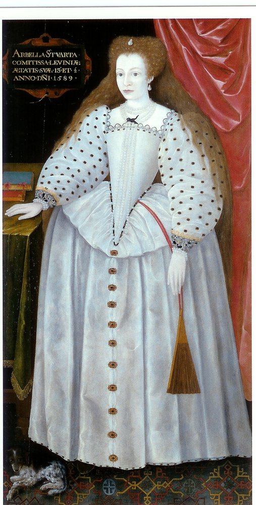 Painted portrait of Arbella