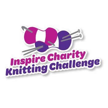Logo for the Inspire Charity Knitting Challenge