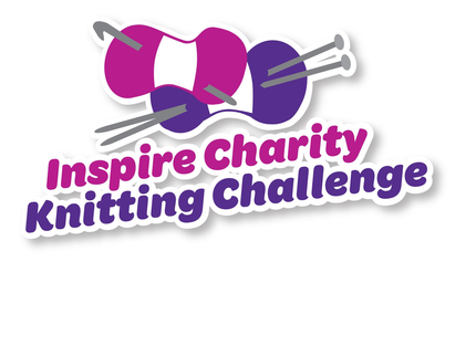 The logo for Inspire's Charity Knitting Project