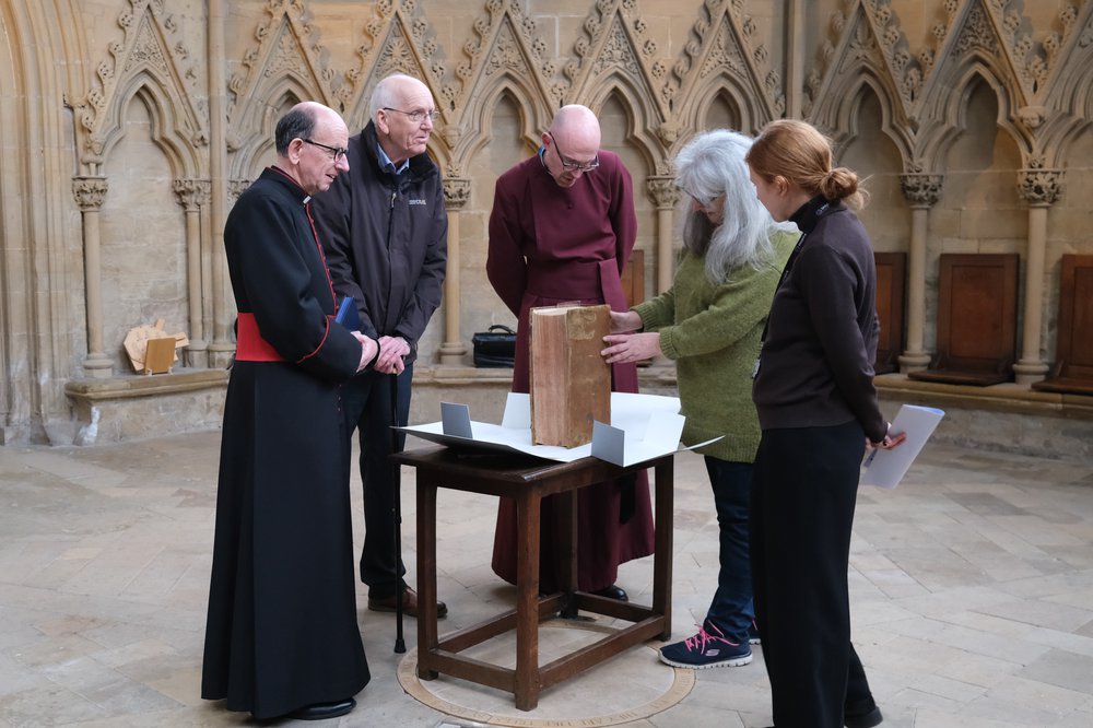 Return of the King James bible at Southwell Minster