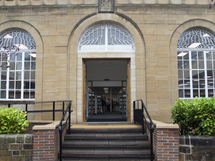 The exterior of Beeston Library
