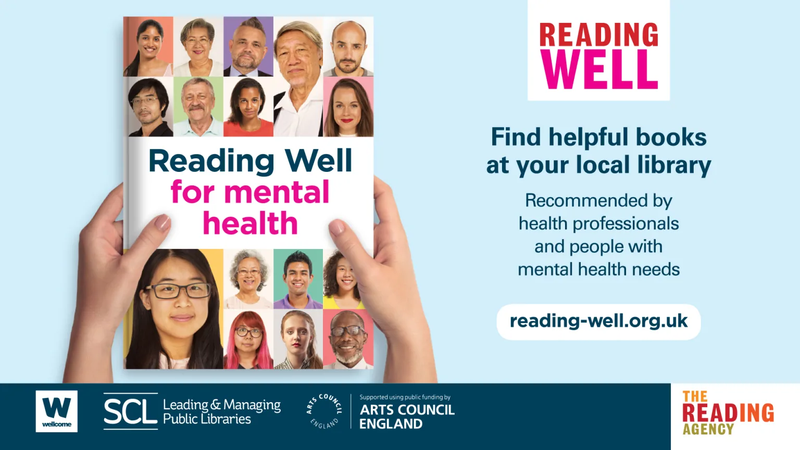 Digital banner for Reading Well