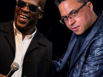 Picture of jazz performers Gwyn Jay Allen and Alex Wilson