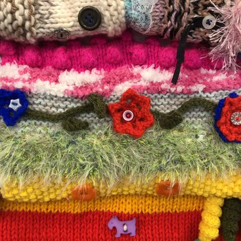 A knitted Twiddler