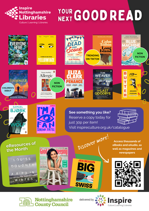 Book covers that form June 2024's Your Next Good Read