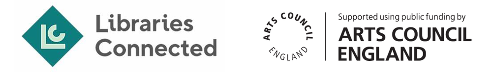 Libraries Connected and Arts Council England logos