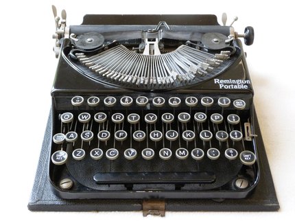 Agatha Christie’s Remington typewriter from 1937. © The Christie Archive Trust