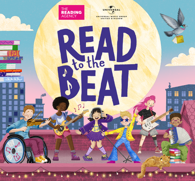 Summer Reading Challenge 2026 logo for Read to the Beat.
