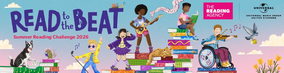 Read to the Beat logo.  The capital B includes two musical notes.