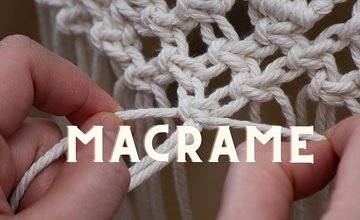 hands showing macrane knots