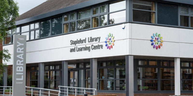 Exterior of Stapleford Library