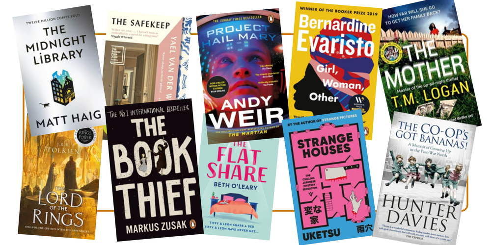 Titles shortlisted for Inspire's Favourite Reads